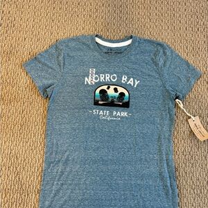 Morro Bay California Blue Graphic T-Shirt